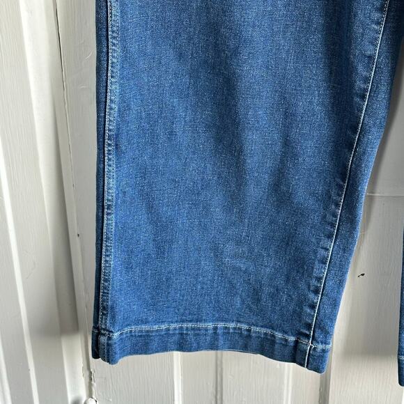 Banana Republic High Rise Wide Leg Crop Jeans Long 31L - Picture 7 of 10